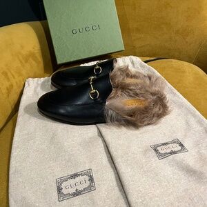 GUCCI Princetown Women's mule with signature Horsebit detail